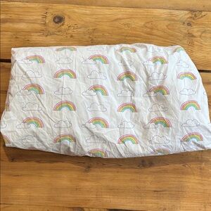 LAND OF NOD (Crate & Kids) *Twin* Rainbow Fitted Sheet 100% Cotton
